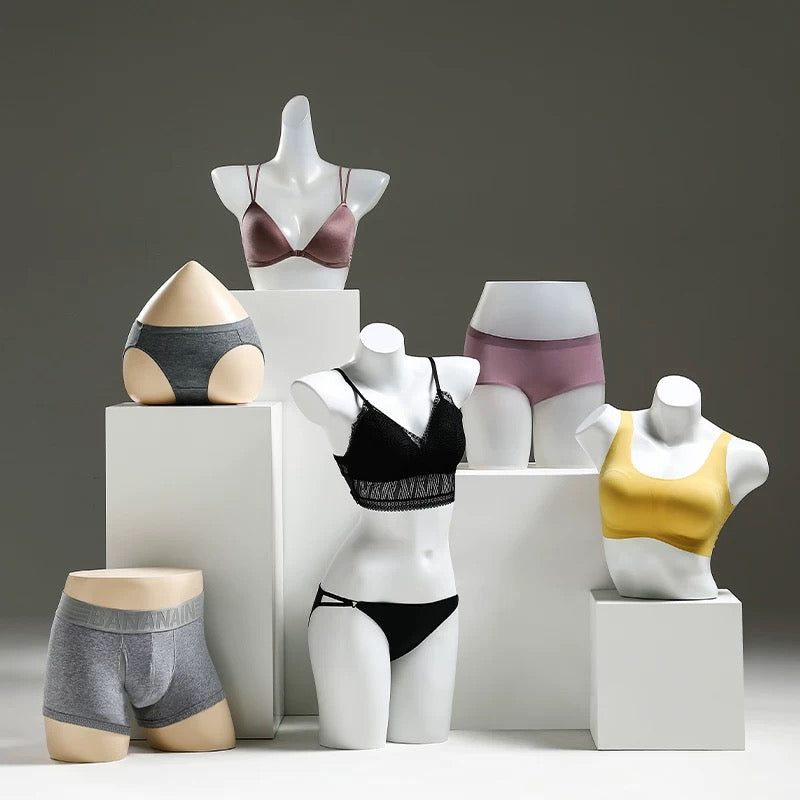 Transparent Female Bust Display Torso FM100067 - Female Mannequin