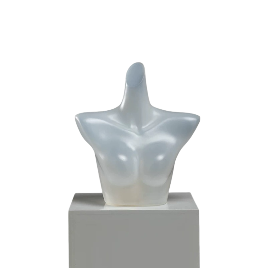 Transparent Female Bust Display Torso FM100067 - Female Mannequin