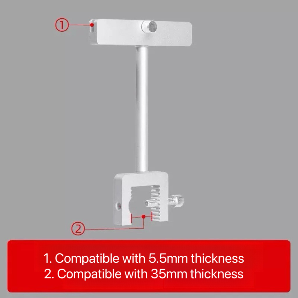 600L x 200W Acrylic Sign with Double Silver Holders SH100033