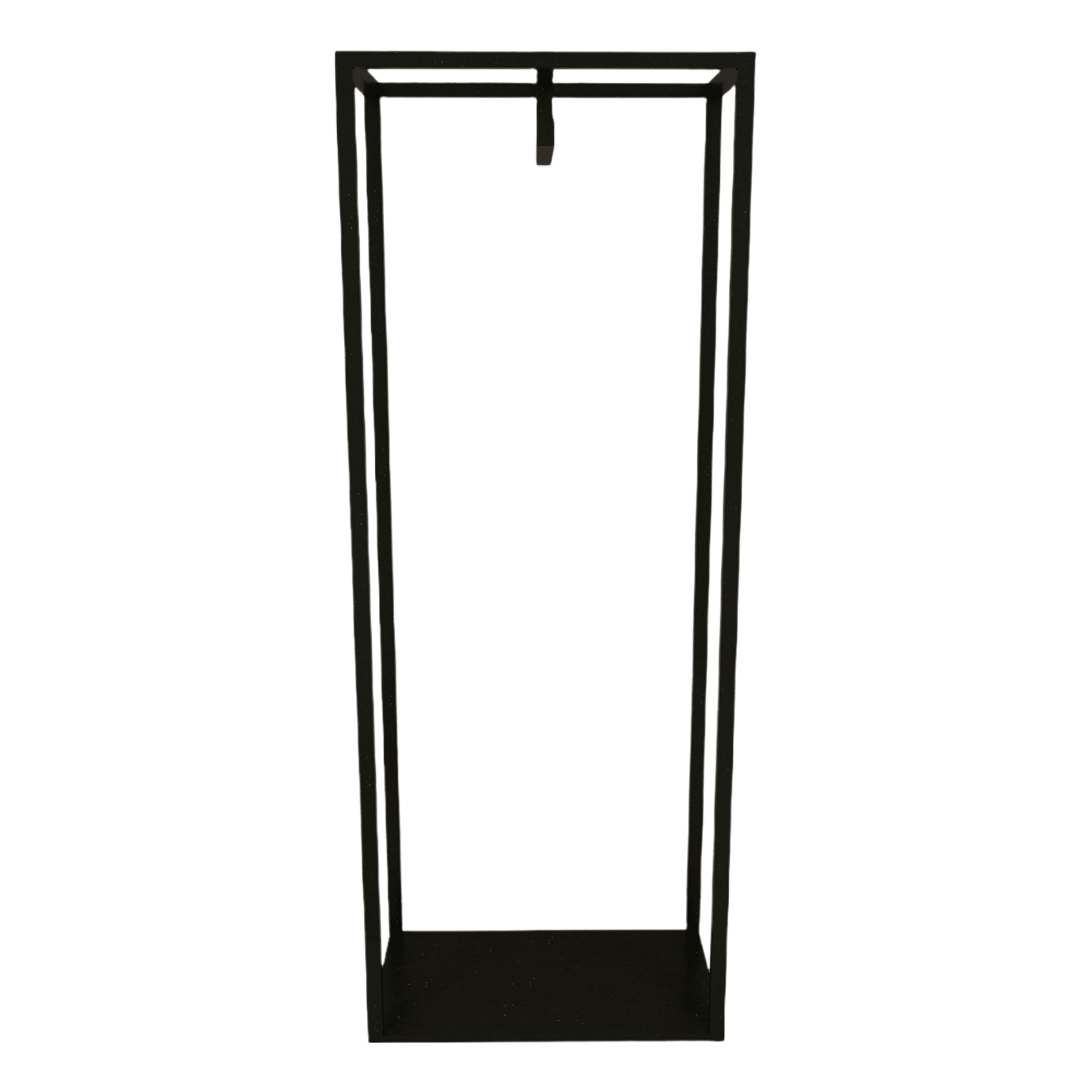 Stylish Black Clothing Display Rack 600L x 400W x 1800H CR120175 - Build Your Shops