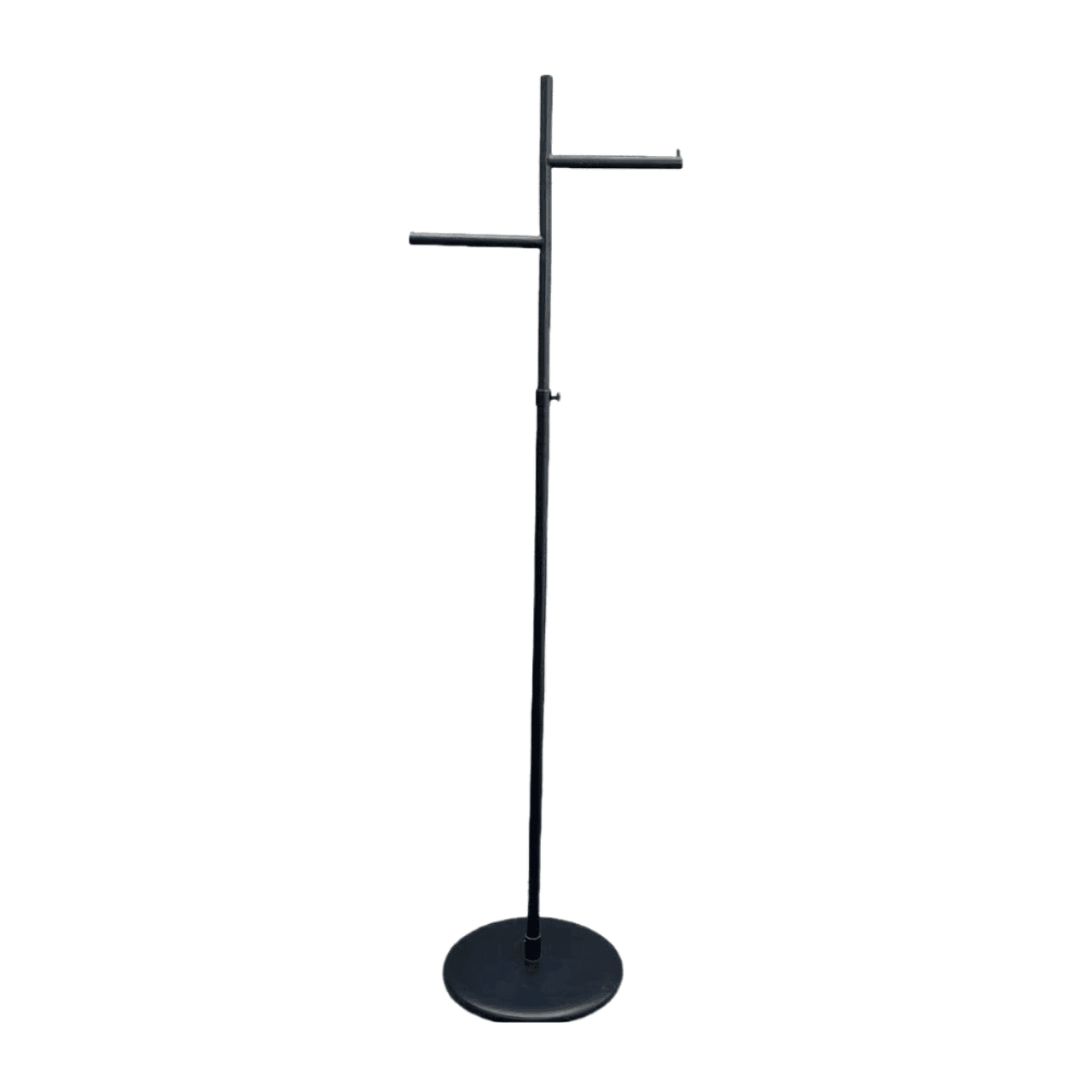 Stylish Black Painted Clothing Display Rack 380W x 1400H CR120125 - Build Your Shops