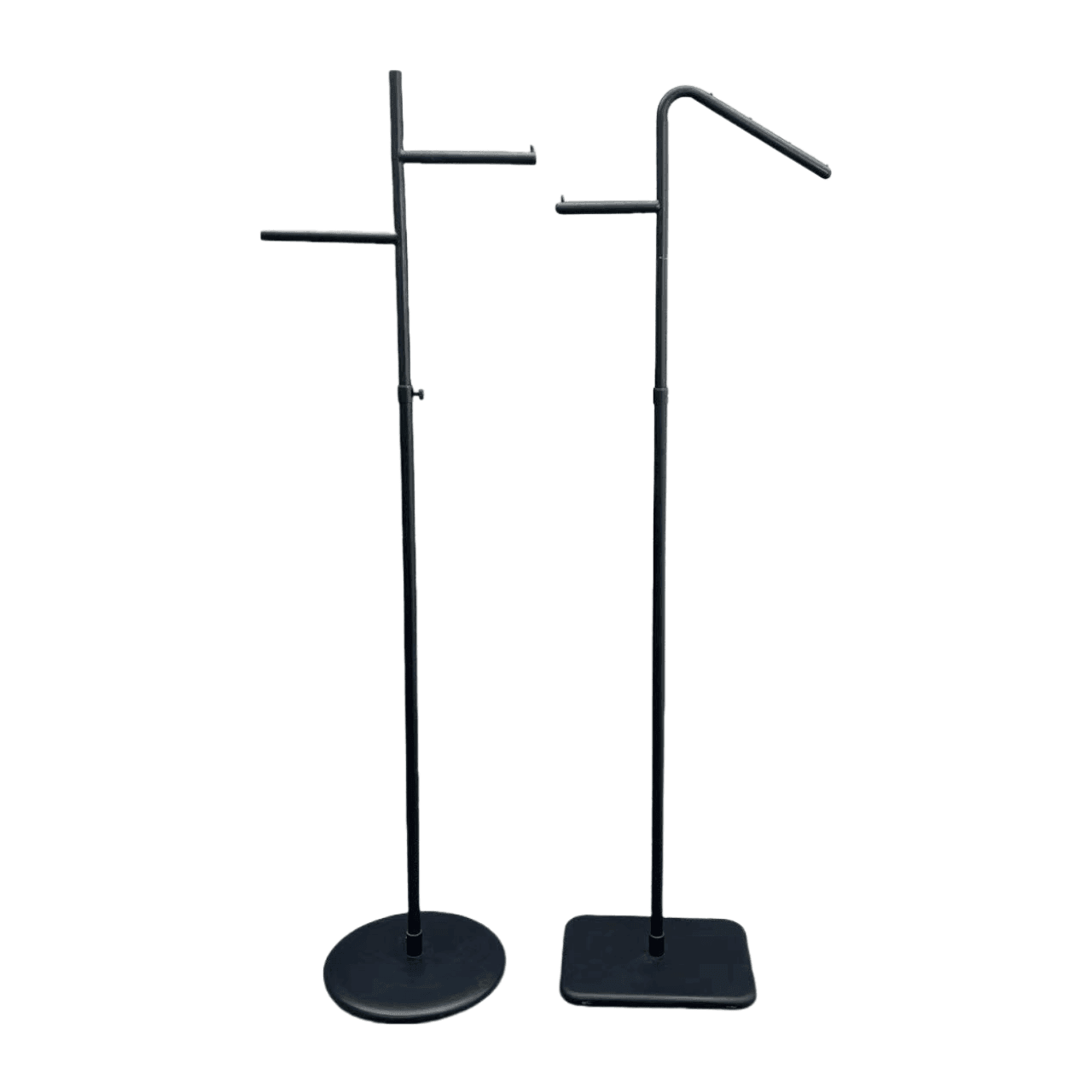 Stylish Black Painted Clothing Display Rack 380W x 1400H CR120125 - Build Your Shops
