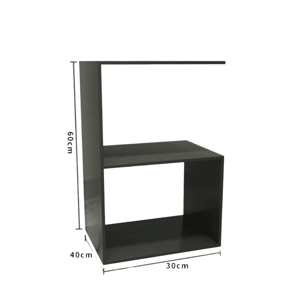 Retail Square Hollow Double-layer Display Riser 300L x 400W x 600H dpr100278 - Build Your Shops