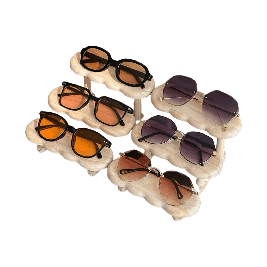 Wooden Three-Tier Eyewear Display Stand for Counter Top GD100046 - Build Your Shops
