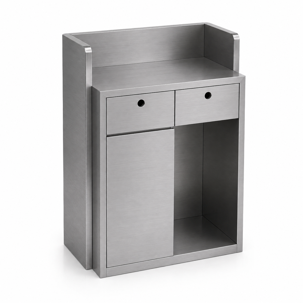 All-Stainless Steel Compact Cashier Counter 800L x 500W x 1000H dpc101826