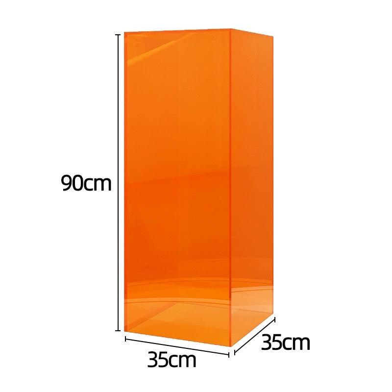 Orange Acrylic Display Platform Riser dpr100135