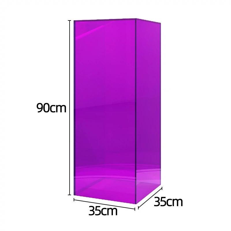 Purple Acrylic Display Platform Riser dpr140189