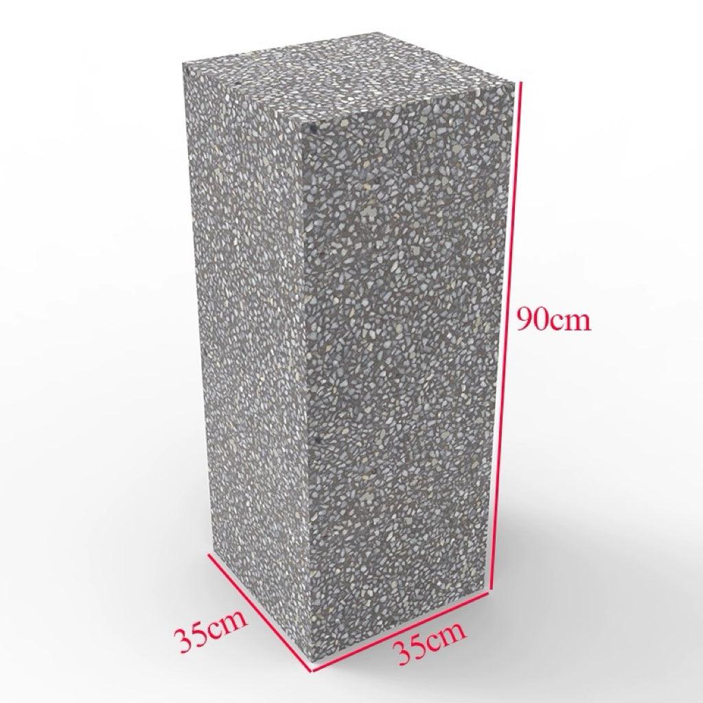 Grey Terrazzo Display Platform Riser dpr100178