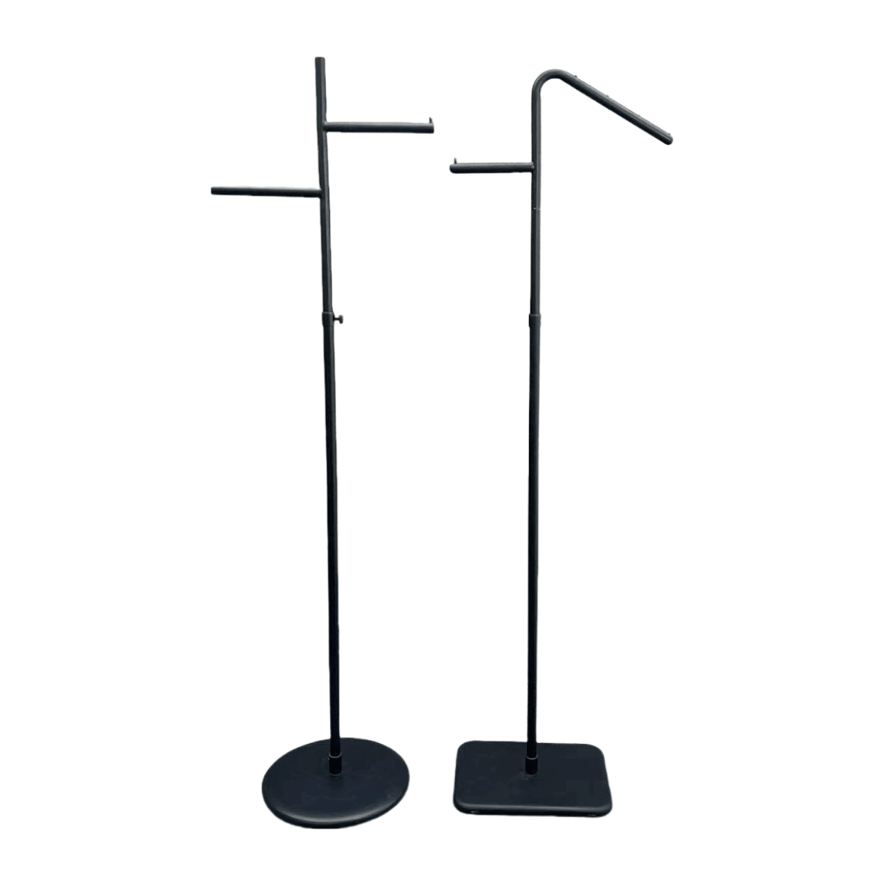 Stylish Black Painted Clothing Display Rack 400W x 1400H CR110125