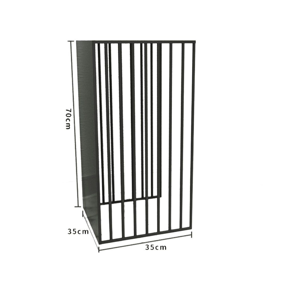 Retail Square Hallow Display Riser Set dpr100128