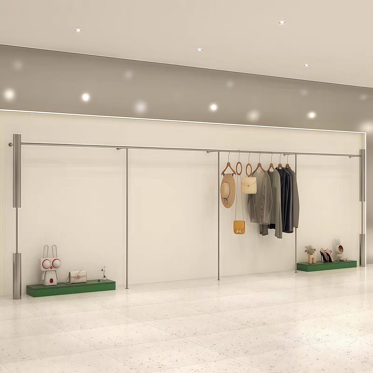 Wall Mounted Clothes Racks | Space-Saving Retail Solutions – Build Your ...