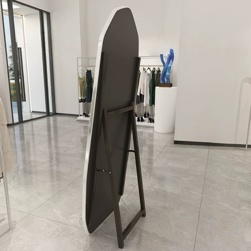 Irregular Full-Length Mirror with Stand