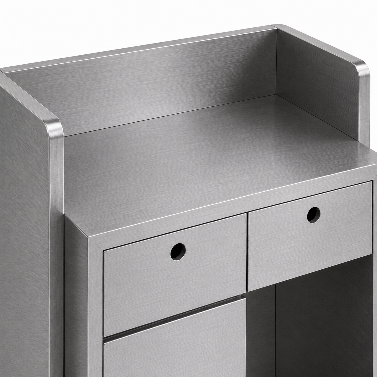 All-Stainless Steel Compact Cashier Counter 800L x 500W x 1000H dpc101826