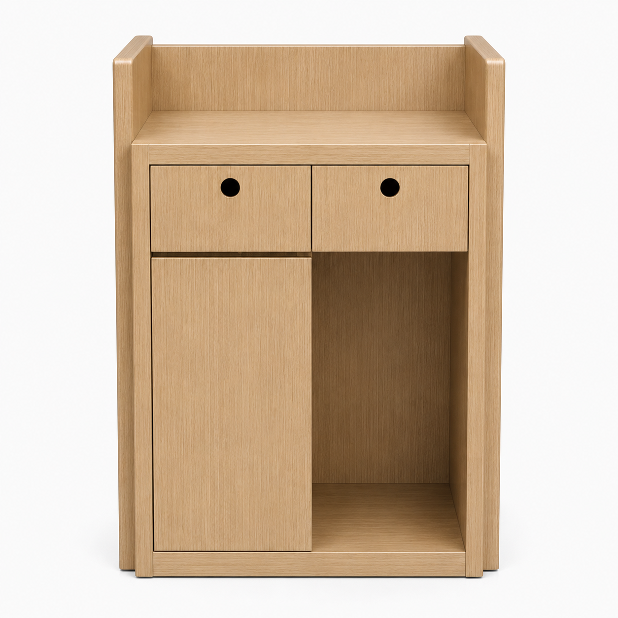 All-Wood Grain Veneer Compact Cashier Counter 800L x 500W x 1000H dpc101426